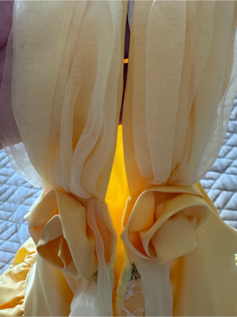 Princess Belle Yellow Dress Kids Size 10–12 150 cm - Picture 11 of 17